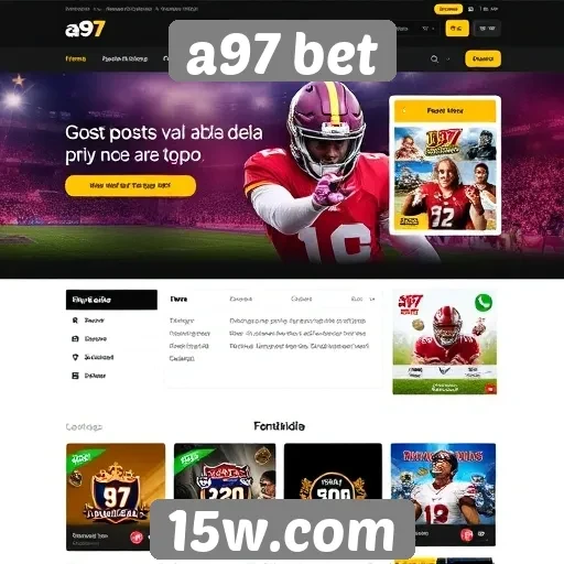 Experiência do usuário no site a97 bet